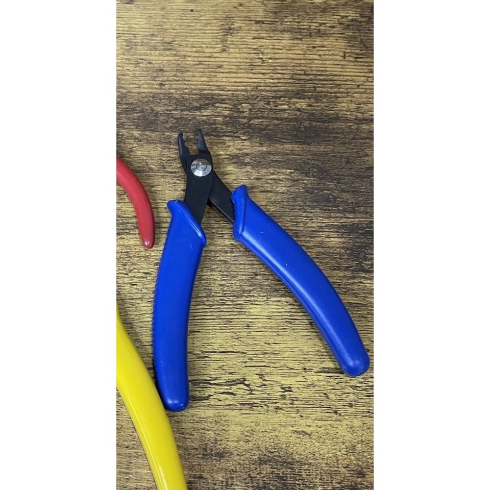 Blue Jewelry Beading Crimper Pliers Bead Crimping‎ Tool 13cm